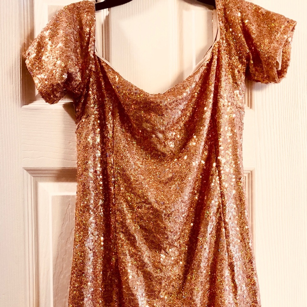 UK Brand Vintage Glitter Dream Cocktail Dress